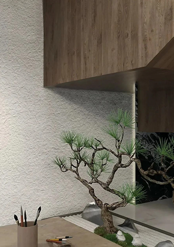 Tấm ốp tường đá mềm dẻo bằng đá granite thô